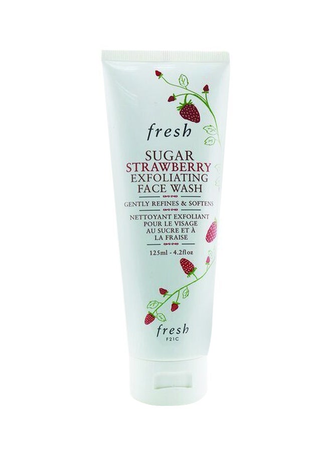 Fresh - Sugar Strawberry Exfoliating Face Wash 125ml - Image 1