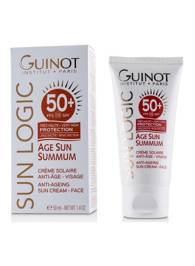 Sun Logic Age Sun Summum Ant-Ageing Sunscreen SPF50+ 15ml