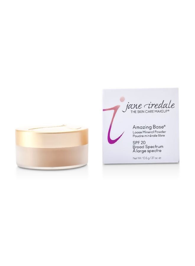 Jane Iredale Amazing Base Loose Mineral Face Powder SPF20 Golden Glow  - Image 2