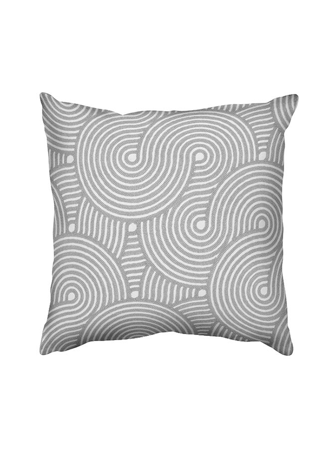 Donetella Decorative Embroidered Cushion Cover Grey 45x45cm  - Image 1