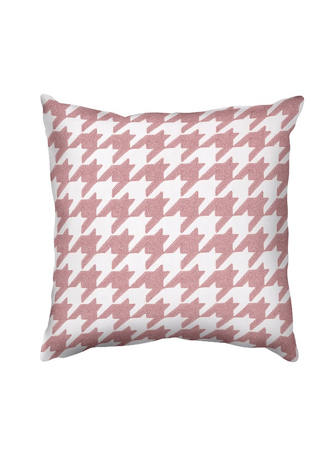 Donetella Decorative Embroidered Cushion Cover Pink/White 45x45cm  - Image 1