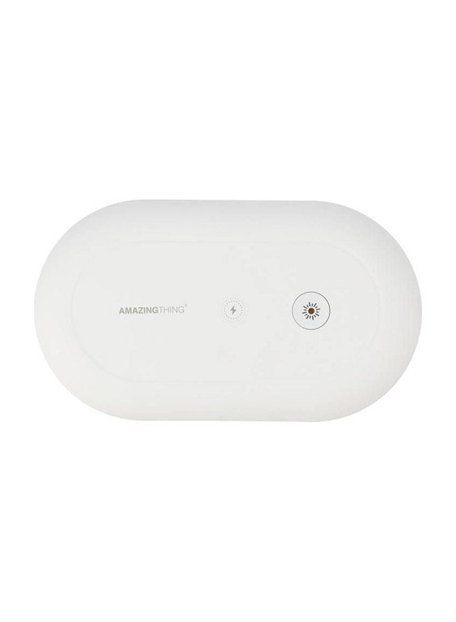 AMAZINGthing - All-In-One UV Box Sanitizer With Qi Fast Wireless Charging White Matte - Image 1