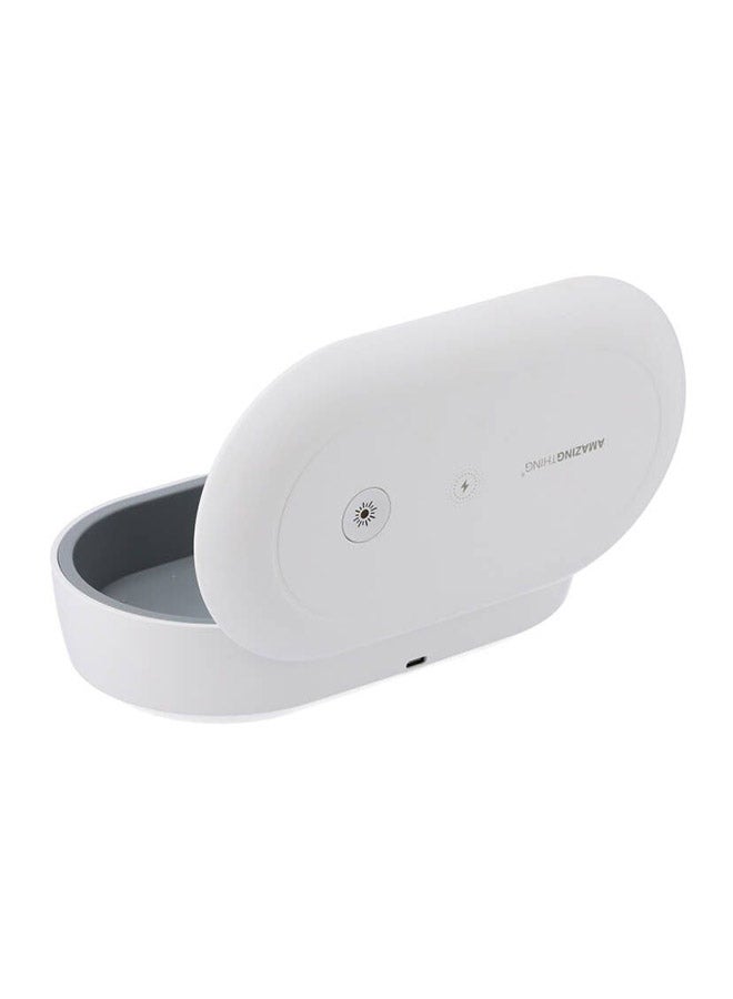 AMAZINGthing - All-In-One UV Box Sanitizer With Qi Fast Wireless Charging White Matte - Image 1