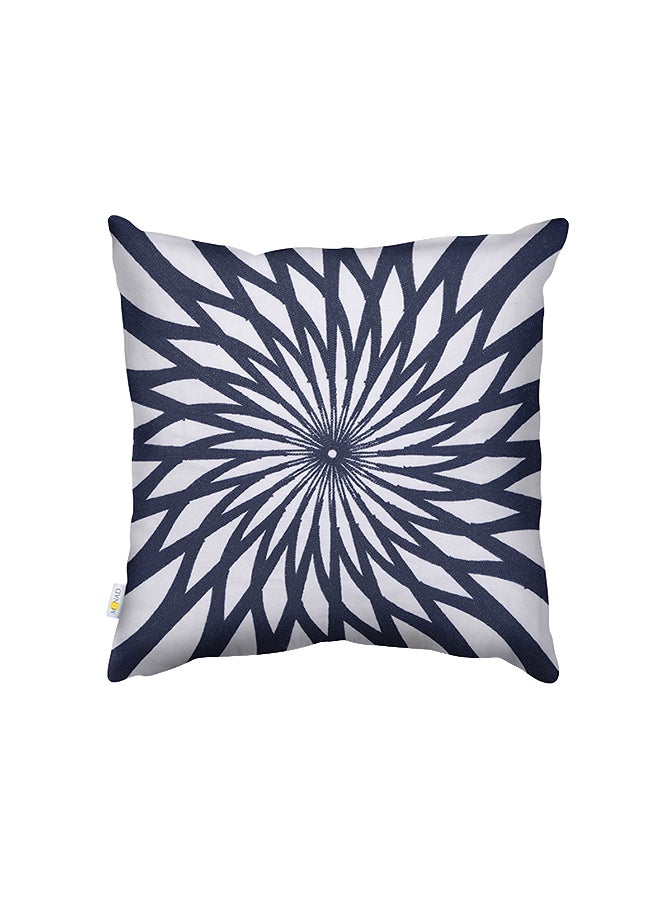 Donetella Decorative Embroidered Cushion Cover Blue/White 45x45cm  - Image 1