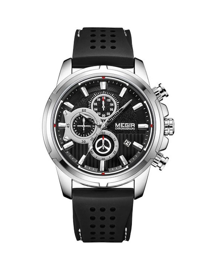 ميجر ساعة يد كرونوغراف كاجوال ضد الماء طراز 2101 للرجال - Image 1