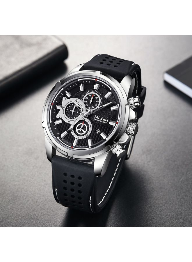 ميجر ساعة يد كرونوغراف كاجوال ضد الماء طراز 2101 للرجال - Image 3