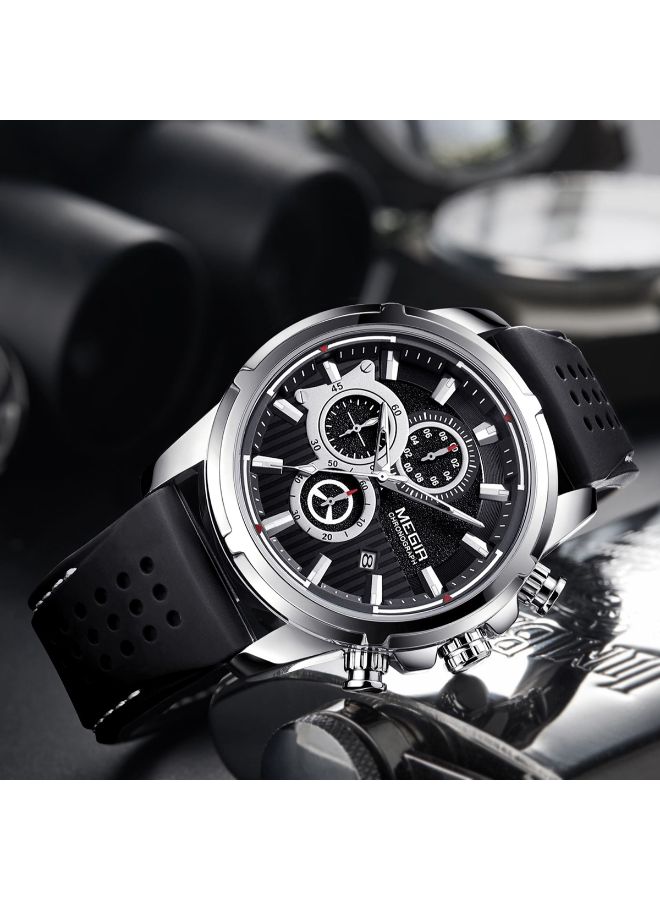 ميجر ساعة يد كرونوغراف كاجوال ضد الماء طراز 2101 للرجال - Image 4