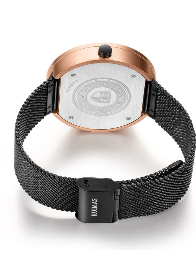 RUIMAS Men's Casual Stainless Steel Analog Wrist Watch RS567GREBK-1N0 - Image 2