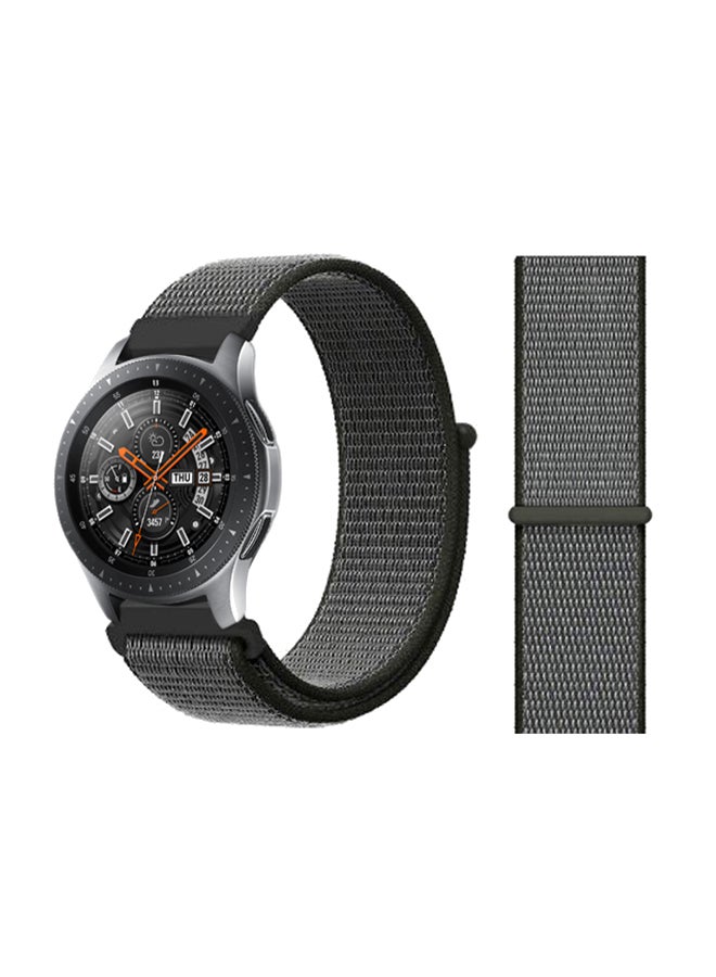 Nylon Loop Replacement Band For Samsung Galaxy Dark Grey