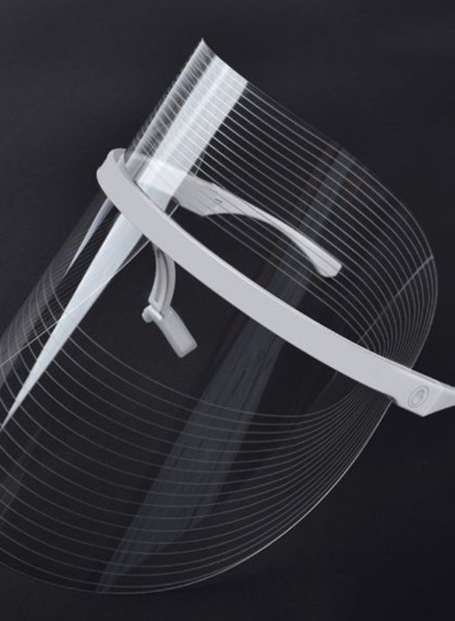 Skin Care Photonic LED Facial Mask White/Clear - Image 2