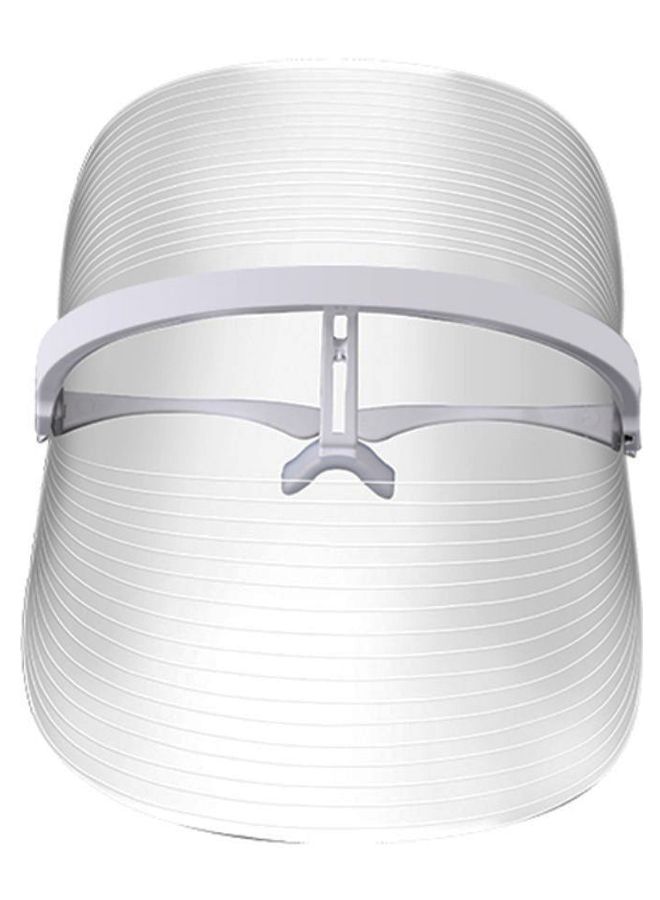 Skin Care Photonic LED Facial Mask White/Clear - Image 1