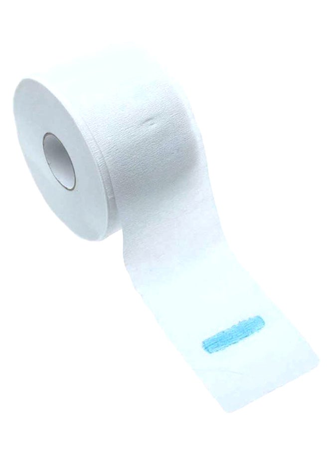 Hair Cutting Disposable Neck Strips Stretchable Neck Paper Roll White