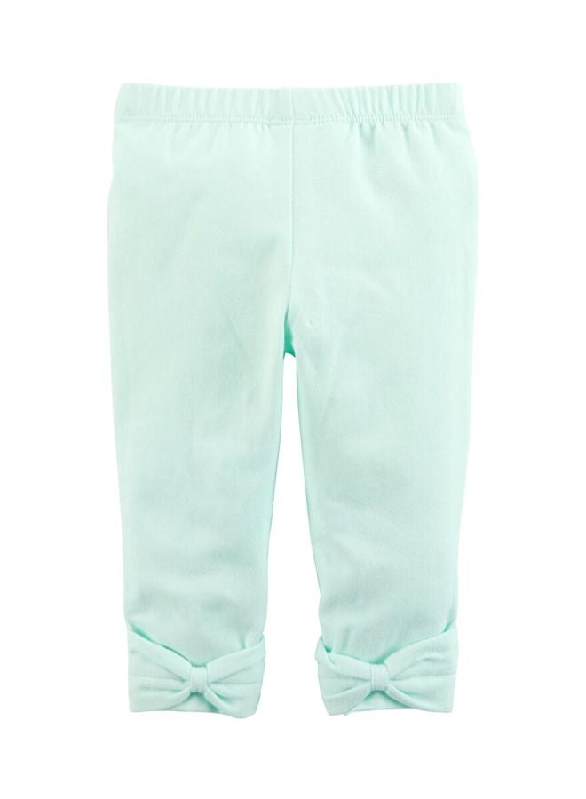 carter's Casual Bow Leggings Mint - Image 2