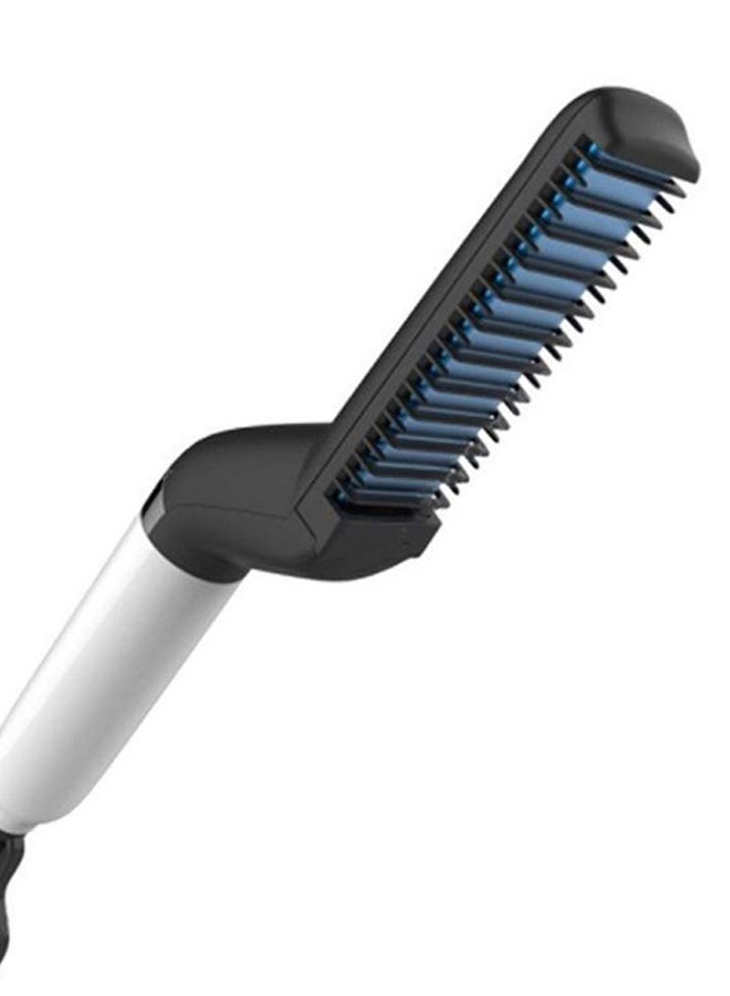 Generic - Multi-Functional Beard Straightener Styler Comb White/Black/Blue - Image 1