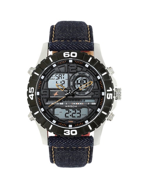 Men's Fabric Analog And Digital Watch 38035SL06