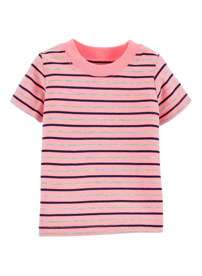 carter's - 2-Piece Tee And Truck Shortalls Set Denim - Image 1
