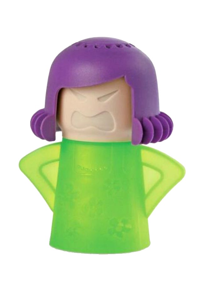 Angry Mama Microwave Cleaner Green/Purple 4.6x3.2x2.6inch - Image 1