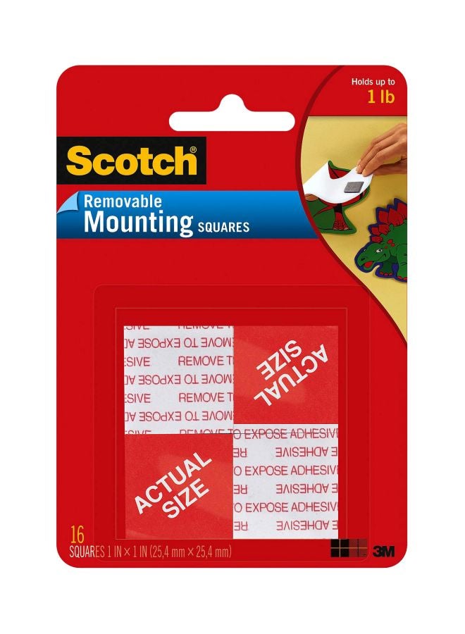 Scotch  Scotch Removable Mounting Tape Clear 