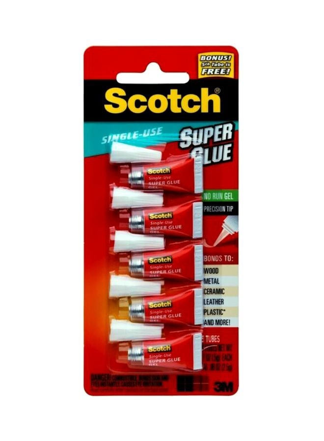 Scotch  - 4-Piece Super Glue Gel Set Clear - Image 1
