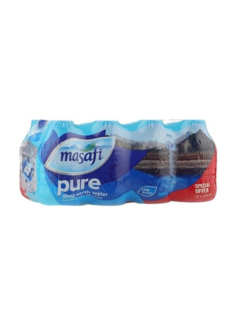 Pure Deep Earth Water 200ml Pack of 12