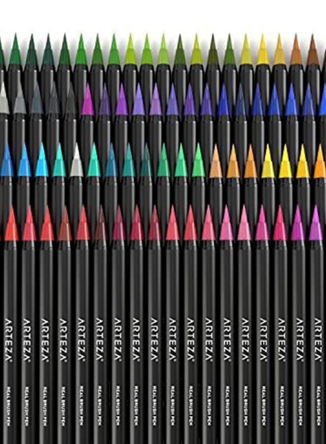 ARTEZA 96-Piece Marker Brush Set Multicolour - Image 2