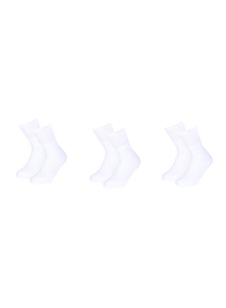 Pack Of 3 Casual Wear Socks White - v1588064505/N33002540V_1