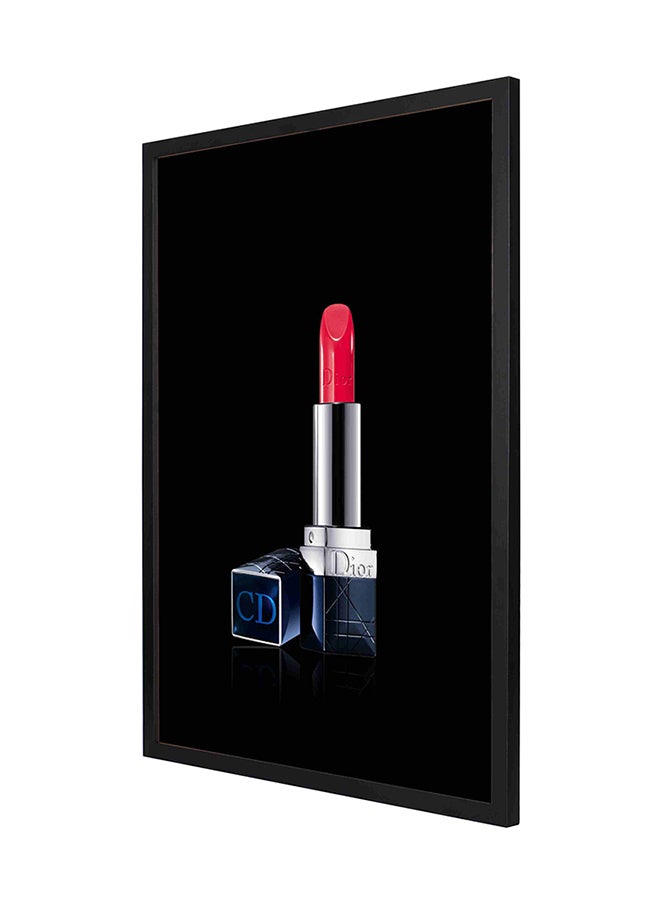 لوحة فنية لديكور الحائط بإطار وتصميم أحمر شفاه ديور متعدد الألوان 53 x 73Ø³Ù†ØªÙŠÙ…ØªØ±