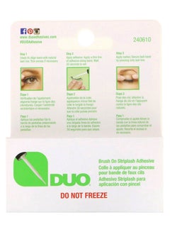 Duo Brush On Striplash Eyelash Adhesive White/Clear  - Image 3