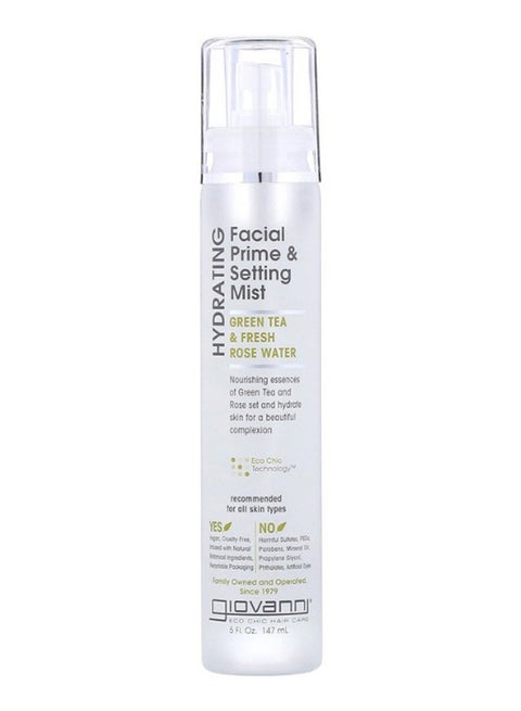 Hydrating Facial Prime And Setting Mist Clear