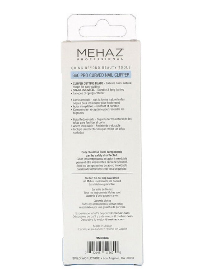 Mehaz 660 Pro Curved Nail Clipper Silver - Image 3