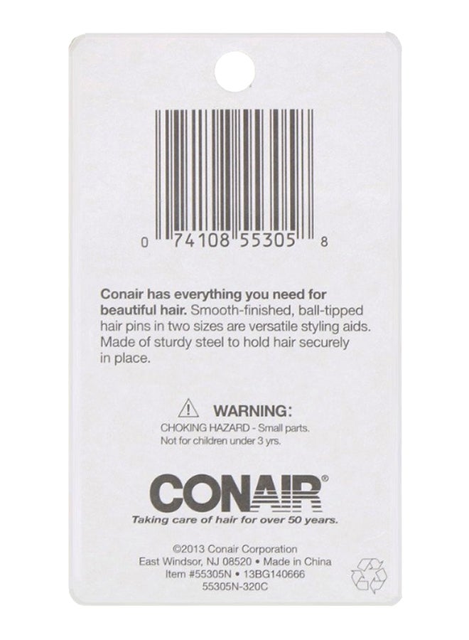 CONAIR 100-Piece Create Up-Dos Hair Pins Set Black - Image 2