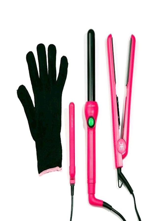 JOSE EBER 4-Piece Hair Styling Tool Set pink  - Image 3