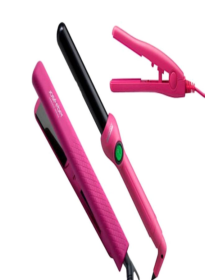 JOSE EBER 4-Piece Hair Styling Tool Set pink  - Image 1