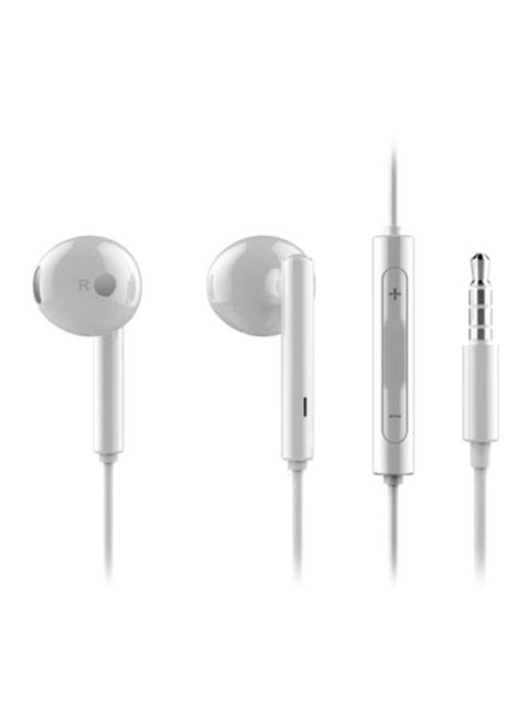 AM115 Stereo In-Ear Wired Earphones With Mic White