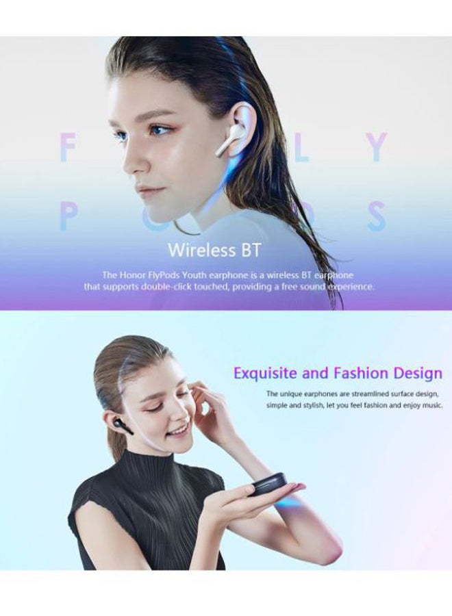 Honor - FlyPods Lite In-Ear Bluetooth Earphones White - Image 1