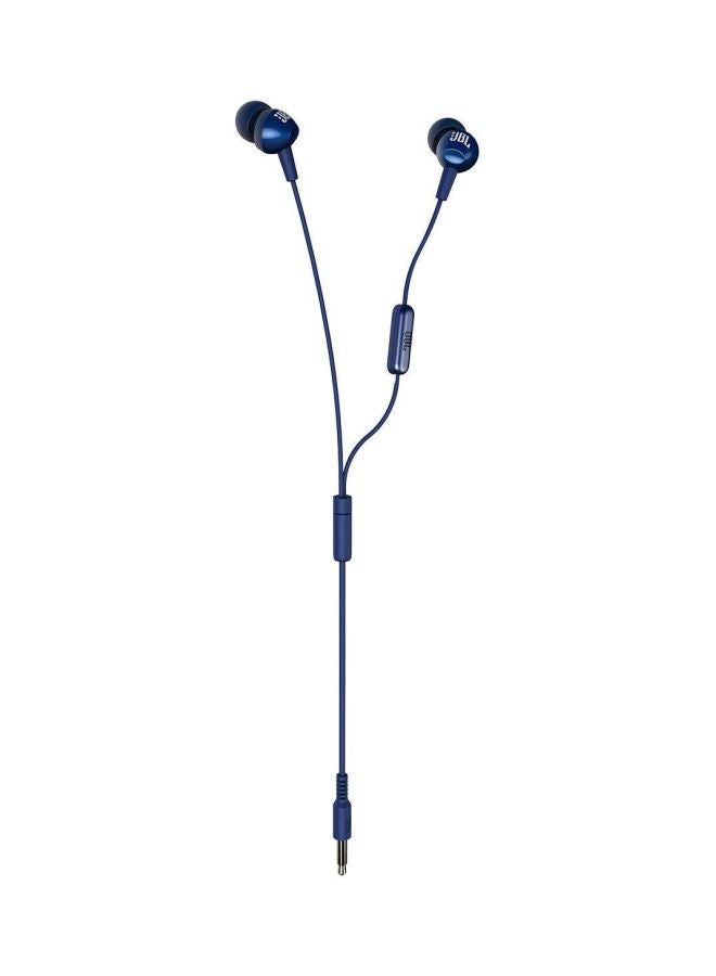 JBL - C200Si In-Ear Headphones With Mic For Android Ios Blue - Image 1