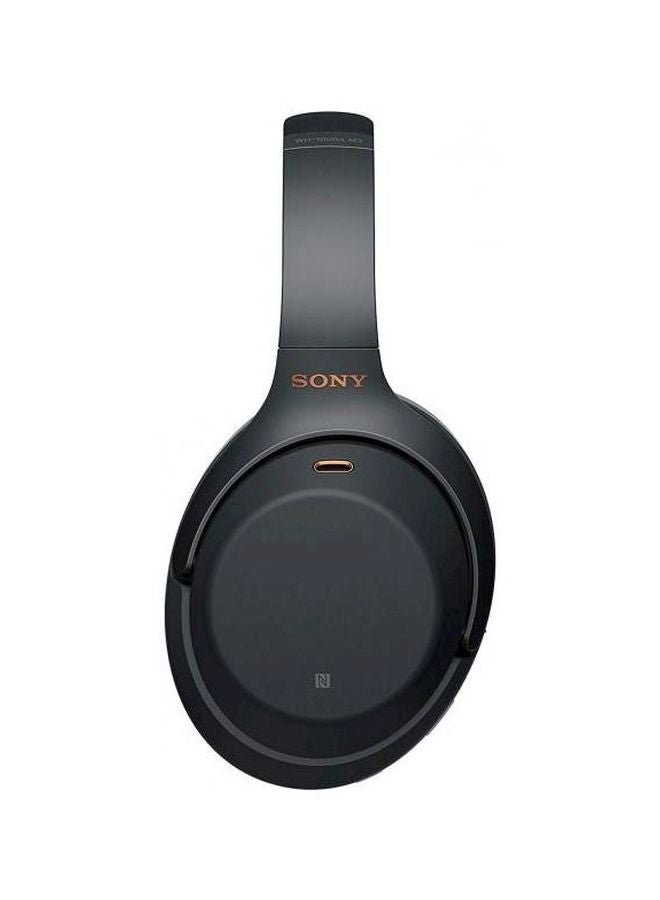 سوني سماعات رأس لاسلكية بتصميم يغطي الأذن مزودة بخاصية إلغاء الضوضاء أسود - Image 2