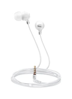Wired In-Ear Headphones With Mic White