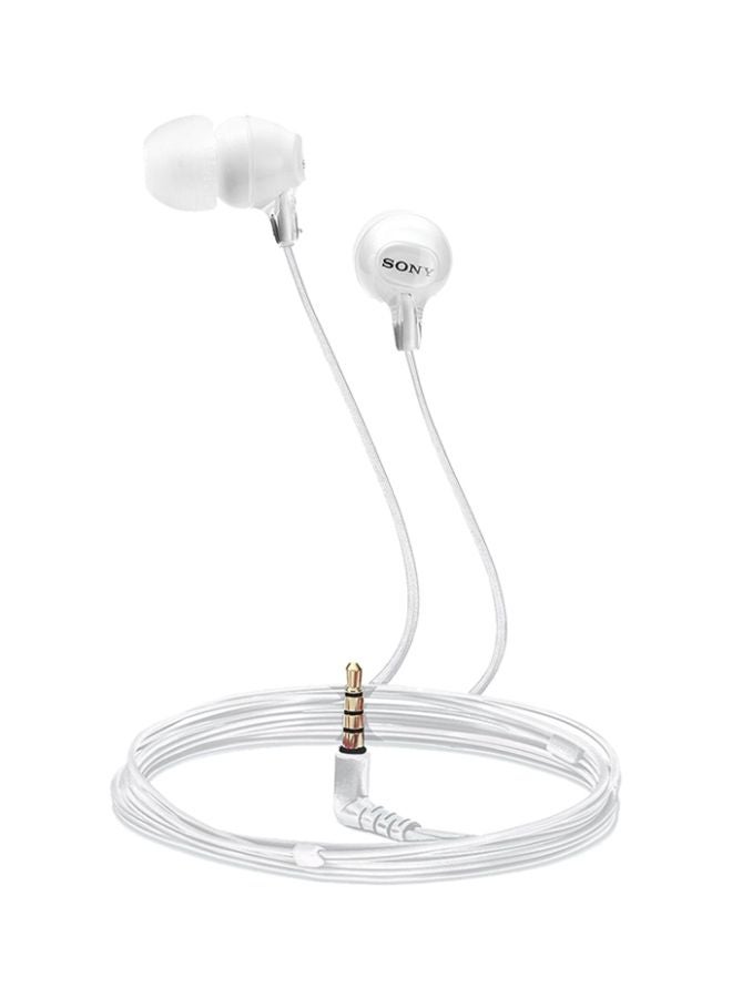 Sony - Wired In-Ear Headphones With Mic White - Image 1