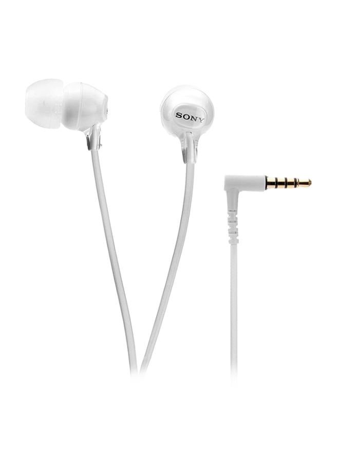 Sony - Wired In-Ear Headphones With Mic White - Image 1