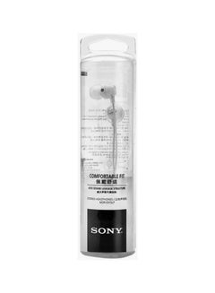 Sony Wired In-Ear Headphones With Mic White  - Image 4
