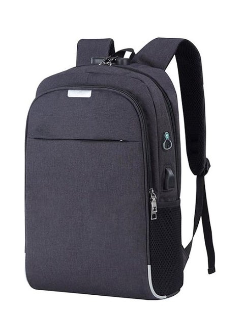 USB Travel Backpack Black