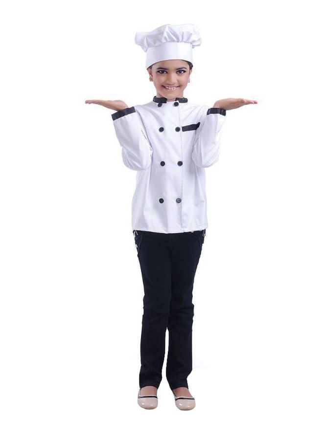 Fancydresswale - Chef Costume With Cap For Kids 7 - 8 Years - Image 1