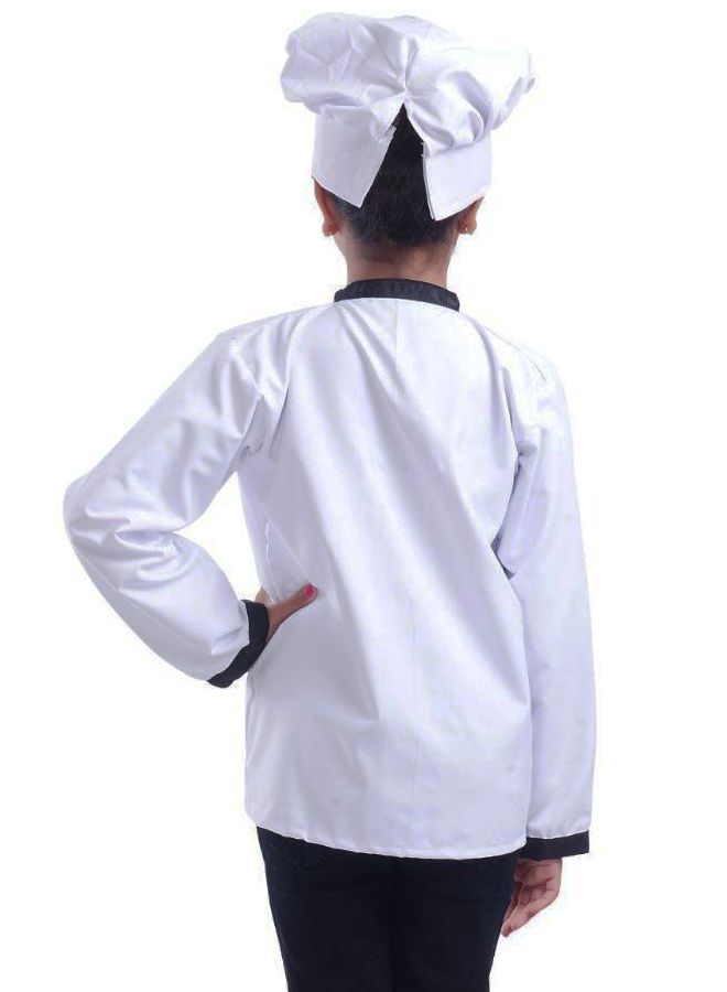 Fancydresswale - Chef Costume With Cap For Kids 7 - 8 Years - Image 1