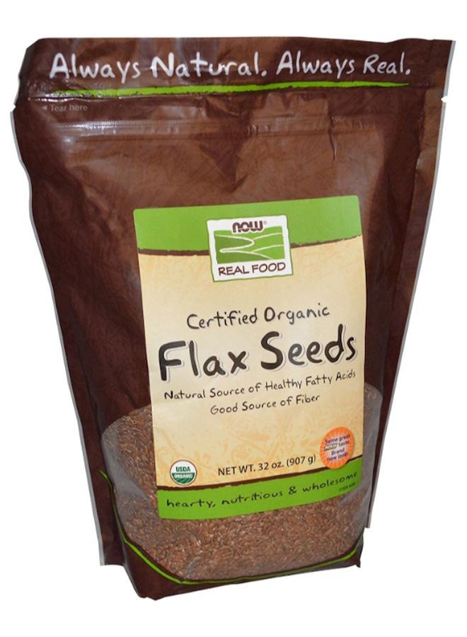 Now Foods Organic Flax Seeds 907grams - Image 1
