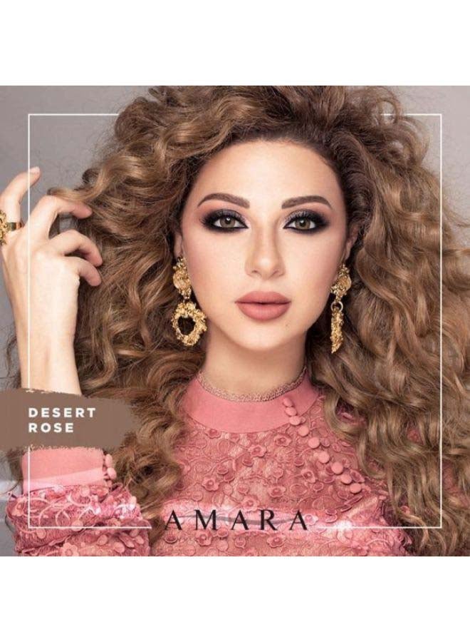 Amara women Pack Of 2 Desert Rose Monthly Disposable Contact Lenses - Image 2