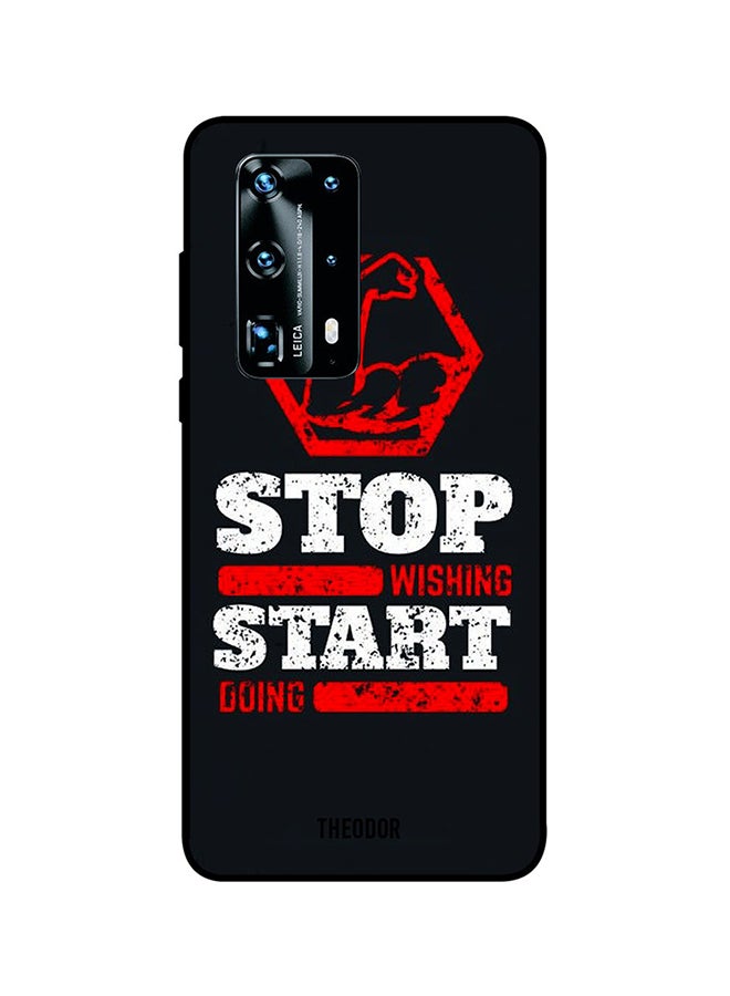 Protective Case Cover For Huawei P40 Pro Plus Black/Red/White