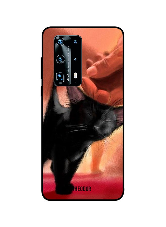 Protective Case Cover For Huawei P40 Pro Plus Pink/Black/Beige