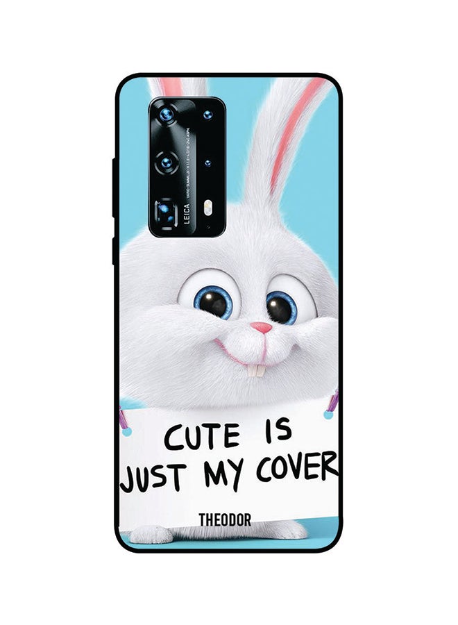 Protective Case Cover For Huawei P40 Pro Plus White/Blue/Pink