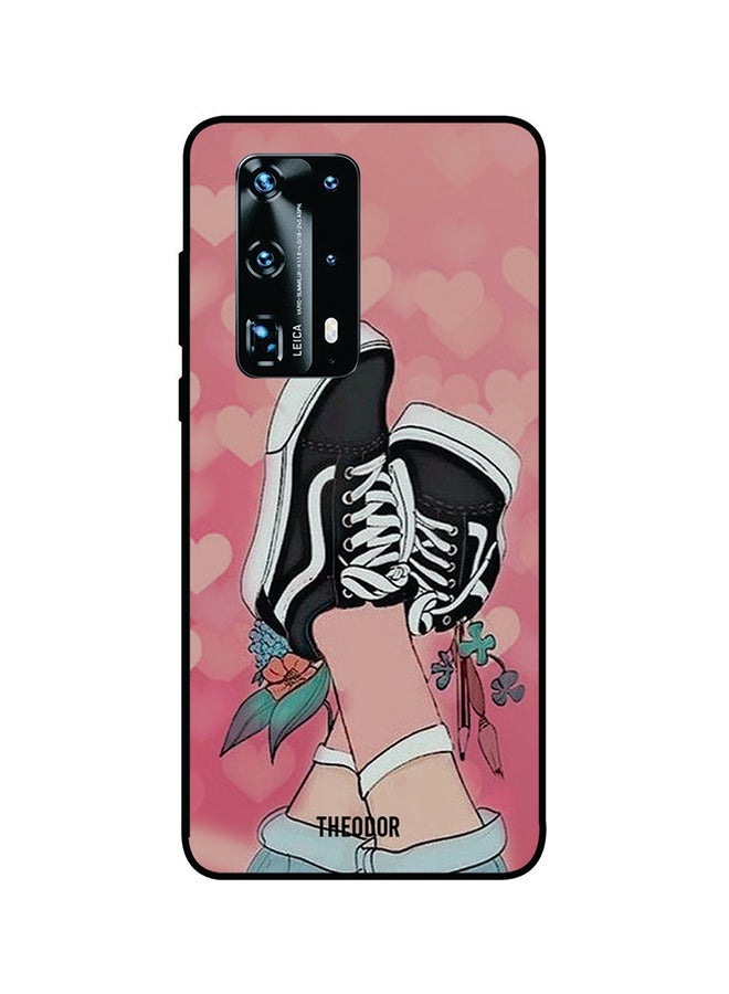 Protective Case Cover For Huawei P40 Pro Plus Pink/Black/White